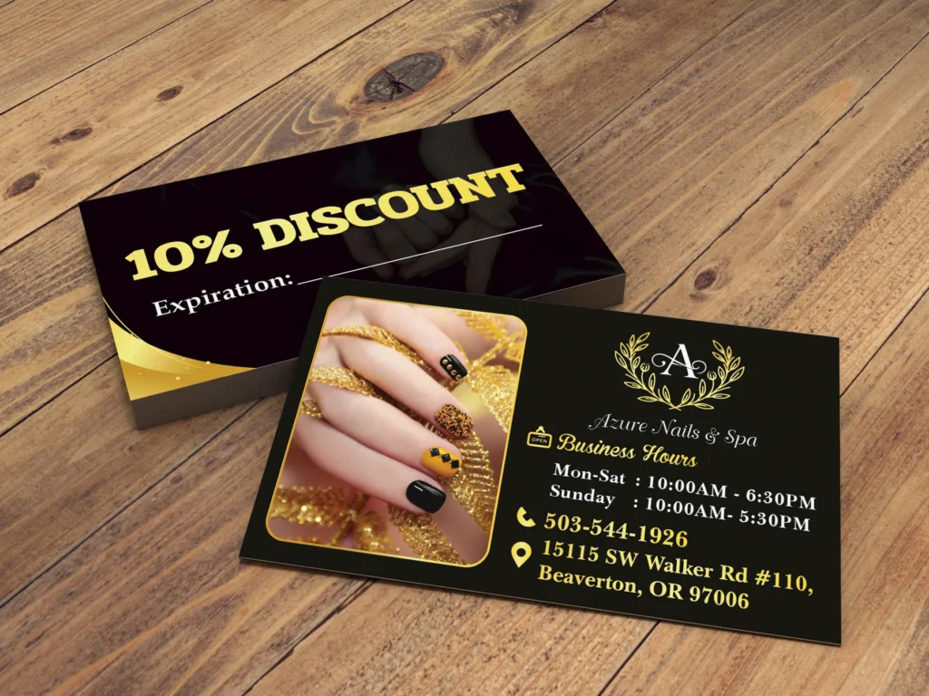 Phiếu ưu đãi cỡ danh thiếp dễ bỏ ví, nhắc khách quay lại