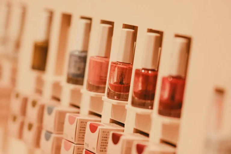 Wall of coral polish shades