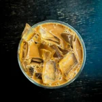 Vietnamese iced coffee with condensed milk