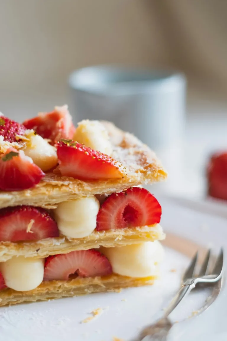 Strawberry mille-feuille