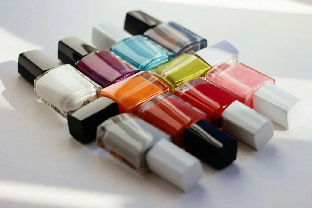 Color of the month posts are easy nail salon social media post ideas