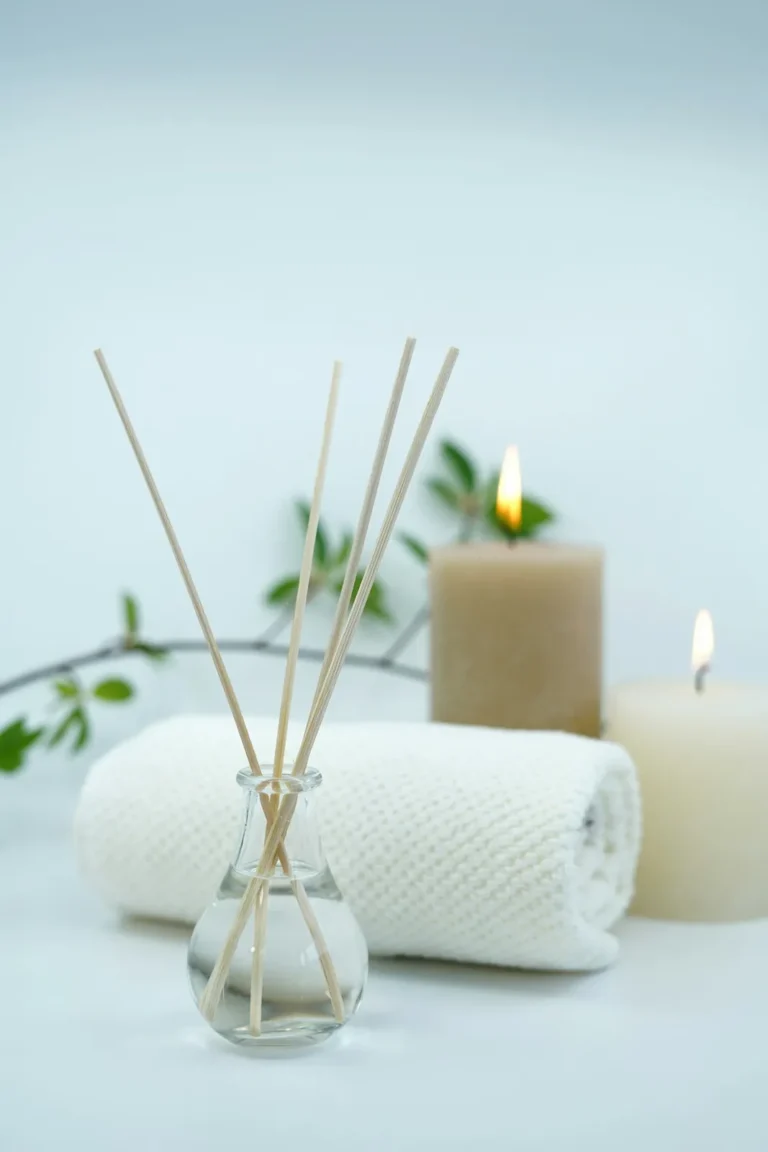 Candles and a reed diffuser